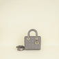 Christian Dior Grey My Abcdior Lady Dior Small Bag