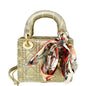 Dior Lady Dior Leather Handbag Gold