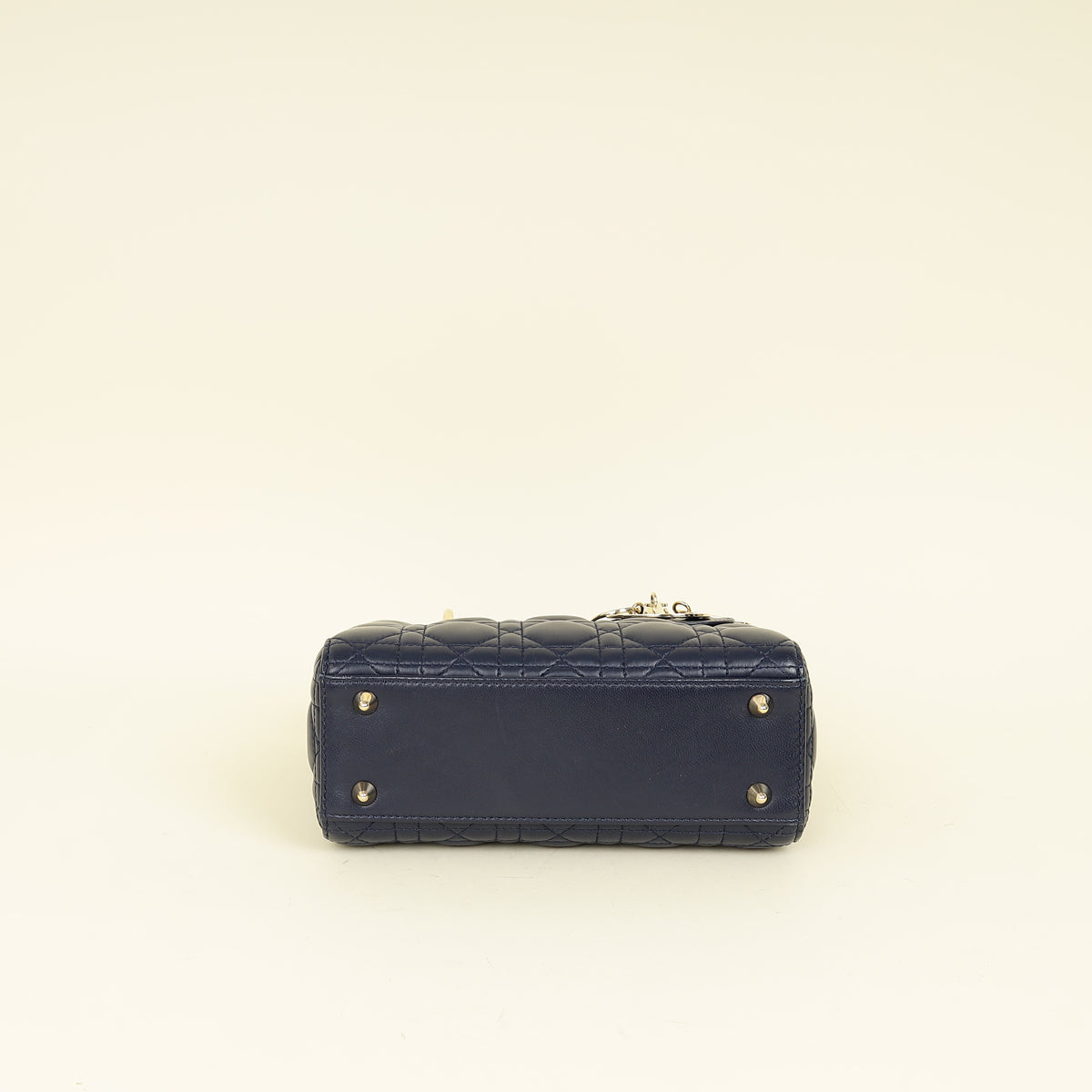 Christian Dior Navy My Abcdior Lady Dior Small Bag