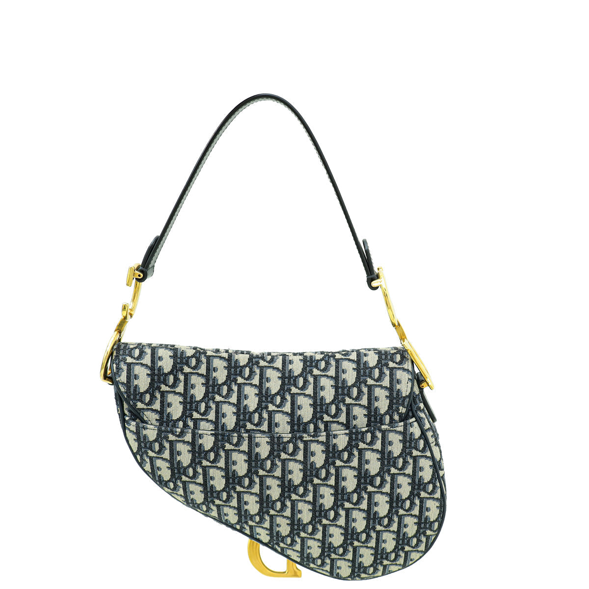 Dior Saddle Oblique Blue Crossbody Style 4
