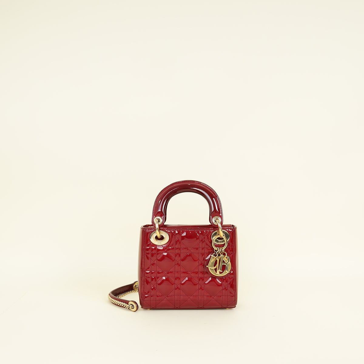 Dior Lady Dior Leather Handbag Style 112