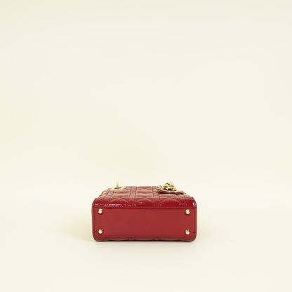 Dior Lady Dior Leather Handbag Style 112