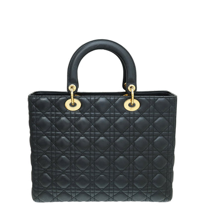 Dior Lady Dior Leather Handbag Style 32