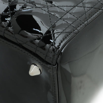 Christian Dior Black Lady Dior Medium Bag