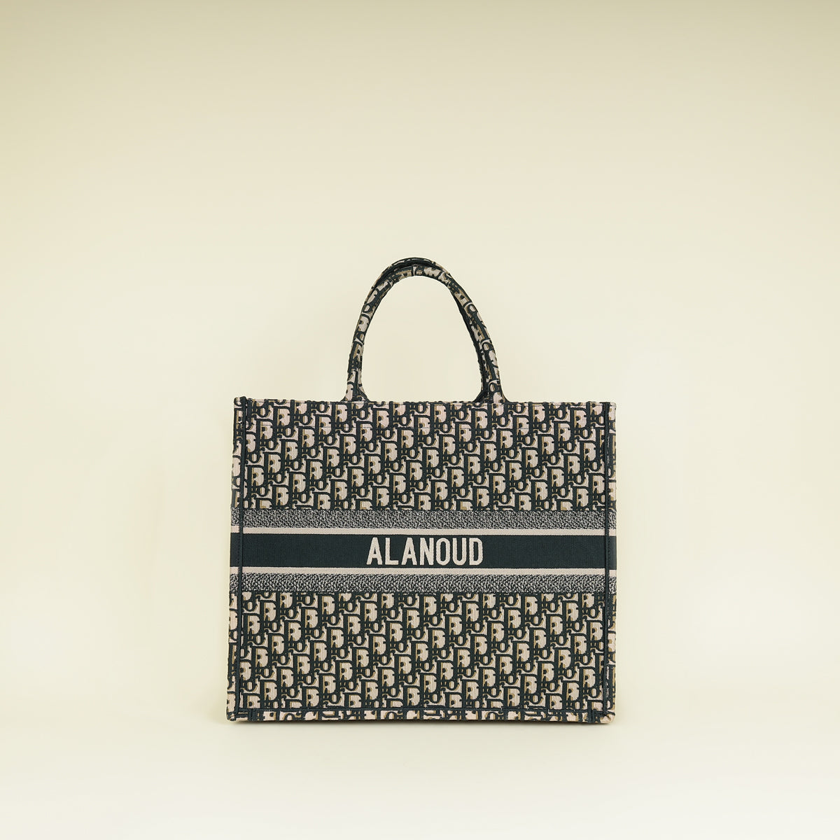Dior Book Tote Oblique Green Tote Bag