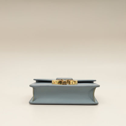 Christian Dior Bicolor Micro 30 Montaigne Flap Bag