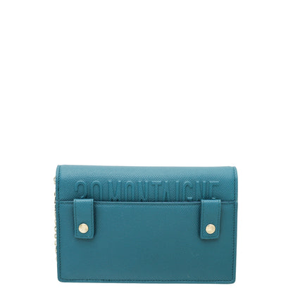 Christian Dior Turquoise 2-In-1 30 Montaigne Pouch