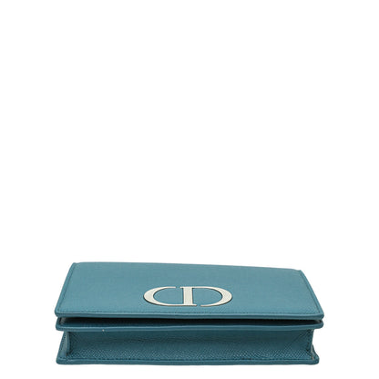 Christian Dior Turquoise 2-In-1 30 Montaigne Pouch