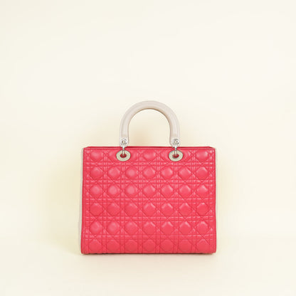 Dior Lady Dior Leather Handbag Style 109