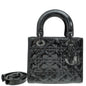 Christian Dior So Black Ultra Glossy Lady Dior Small Bag