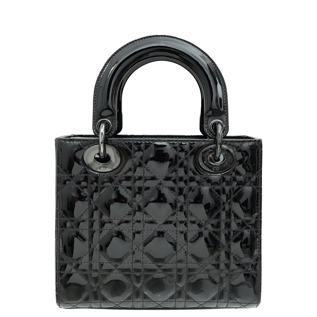 Christian Dior So Black Ultra Glossy Lady Dior Small Bag