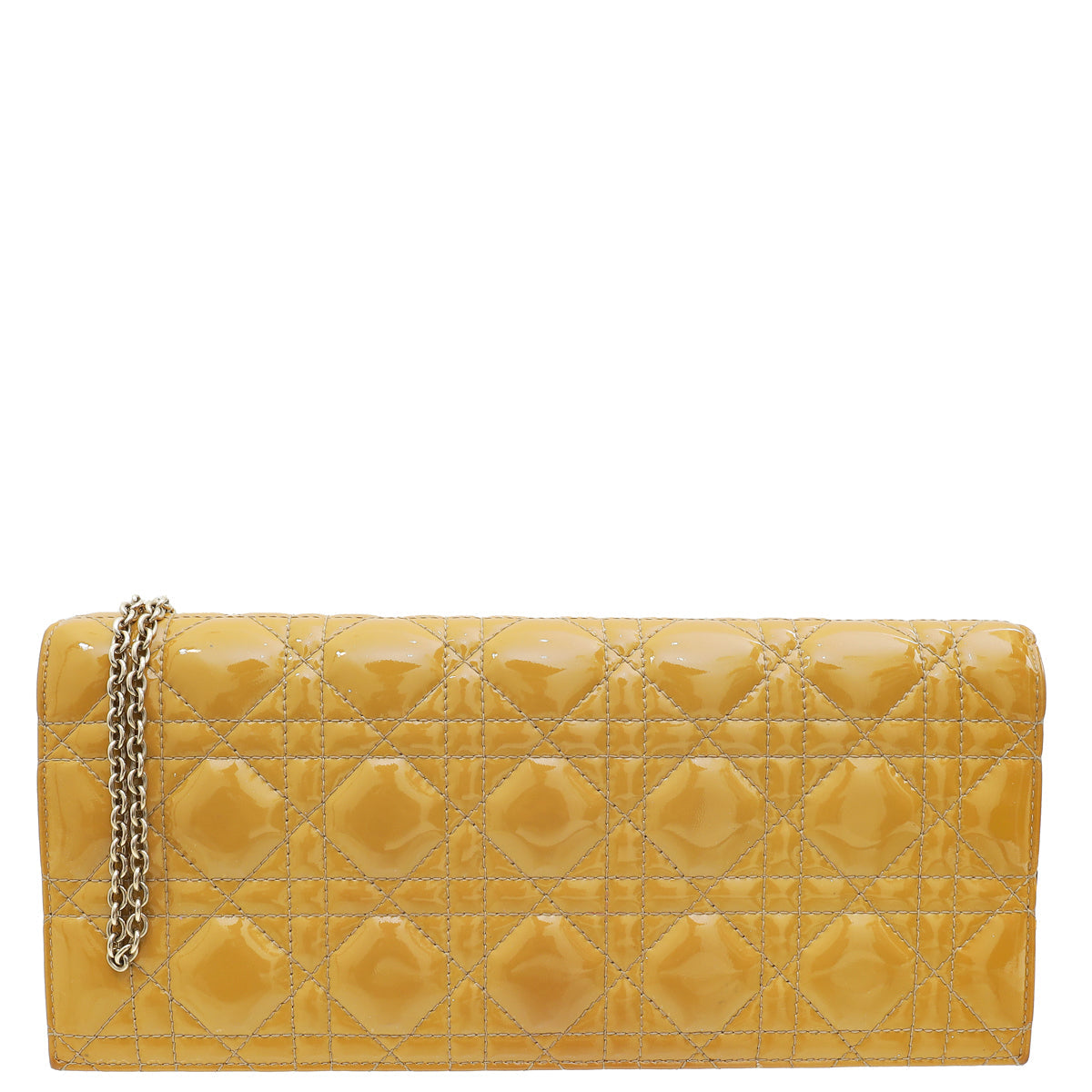 Dior Lady Dior Leather Clutch Beige