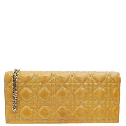 Dior Lady Dior Leather Clutch Beige