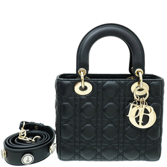 Dior Lady Dior Leather Handbag Style 37