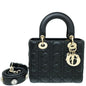 Dior Lady Dior Leather Handbag Style 37