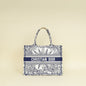 Christian Dior Bicolor Reve D'Infini Embroidery Book Tote Medium Bag