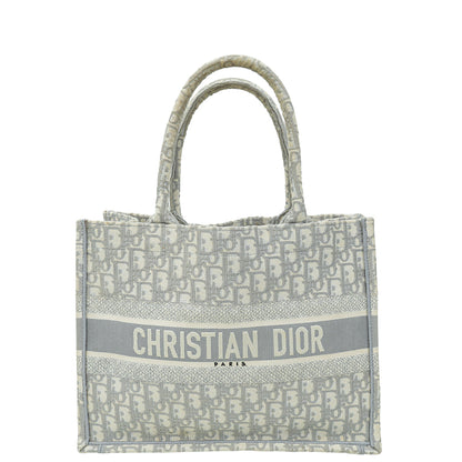Christian Dior Grey Book Tote Medium Bag