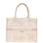 Christian Dior Bicolor Toile De Jouy Book Tote Medium Bag