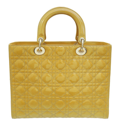 Dior Lady Dior Leather Handbag Style 66