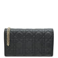 Christian Dior Black Lady Dior Pouch With Chain