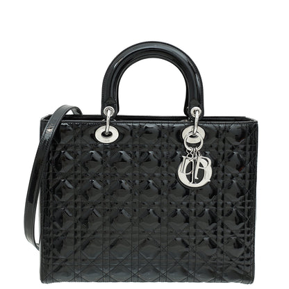 Dior Lady Dior Leather Handbag Style 54
