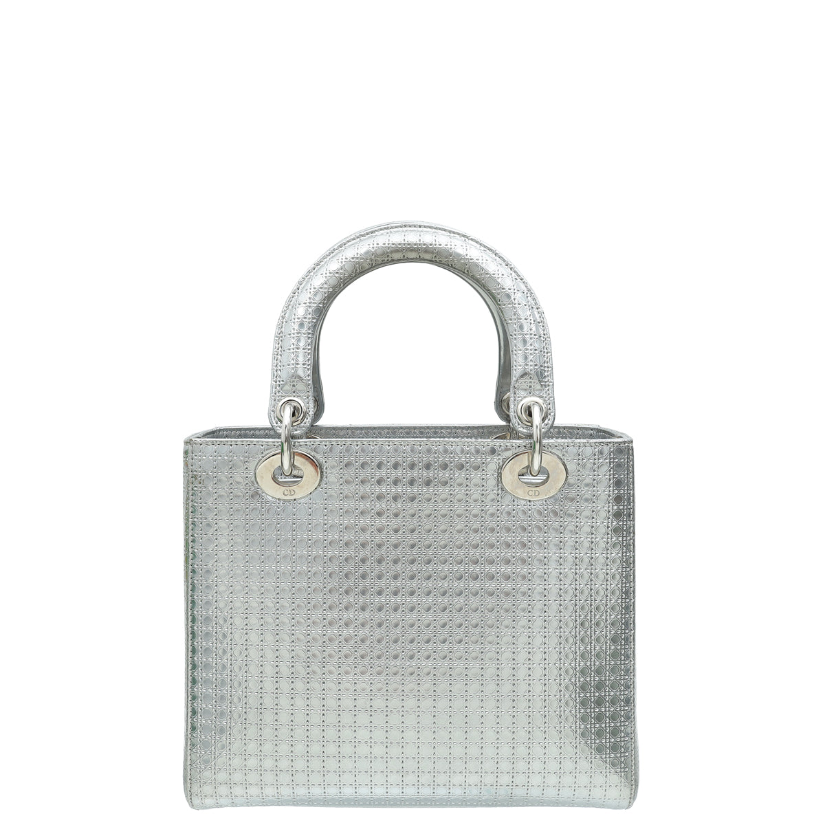 Dior Lady Dior Cannage Silver Handbag Cannage