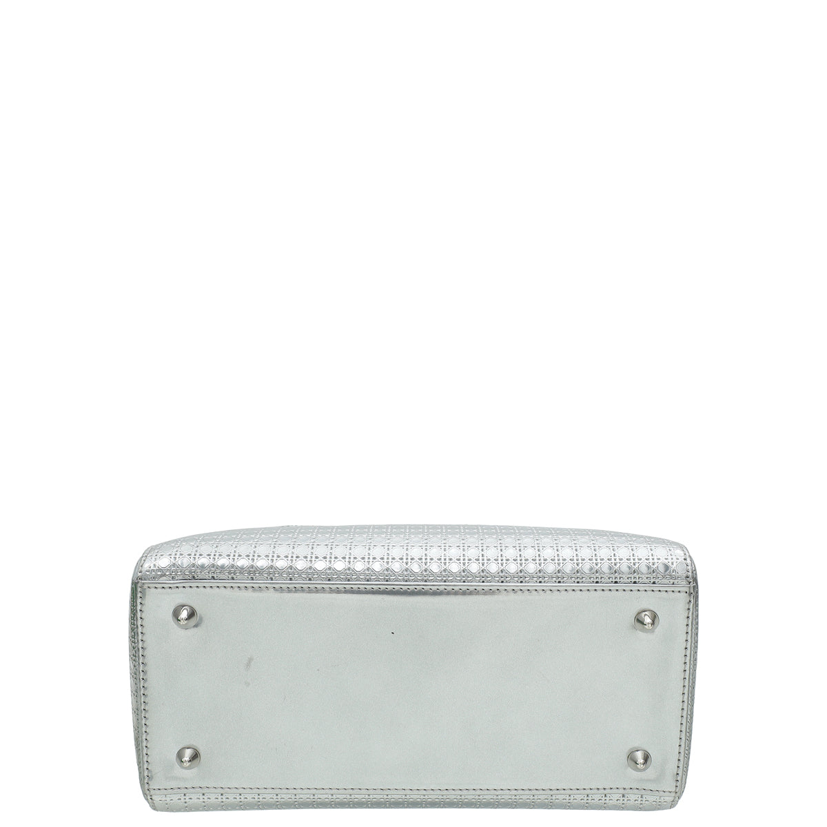 Dior Lady Dior Cannage Silver Handbag Cannage