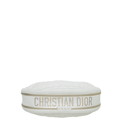 Christian Dior White Vibe Hobo Small Bag