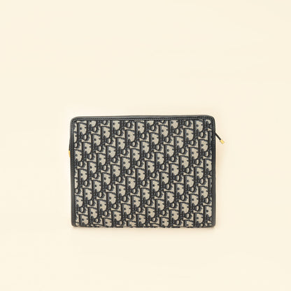 Christian Dior Navy Oblique 30 Montaigne Dea Pouch