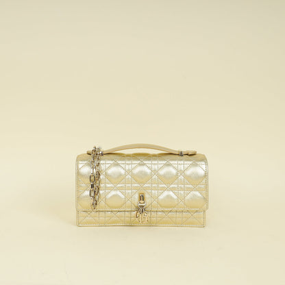 Christian Dior Metallic Gold My Dior Mini Bag