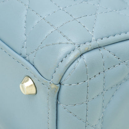 Christian Dior Coud Blue Chain Mini Lady Dior Bag