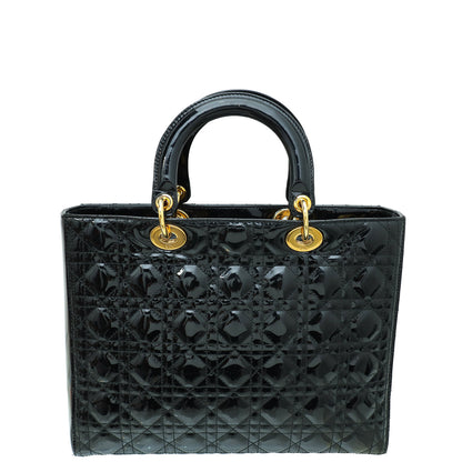 Dior Lady Dior Leather Handbag Style 33