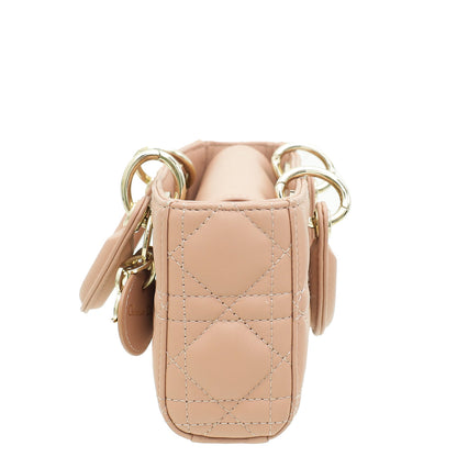 Christian Dior Rose Des Vents Lady D-Joy Micro Bag