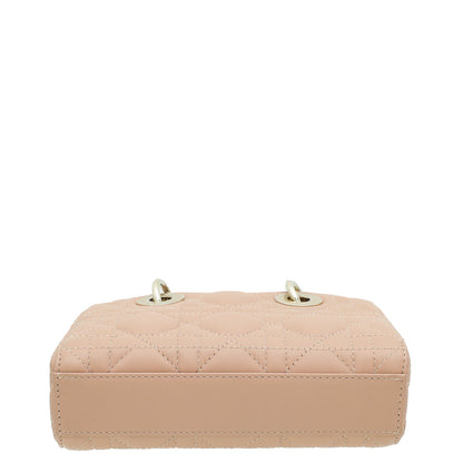 Christian Dior Rose Des Vents Lady D-Joy Micro Bag