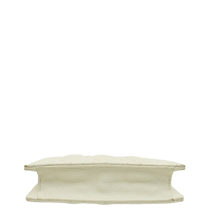 Christian Dior White Caro Every Dior Pouch