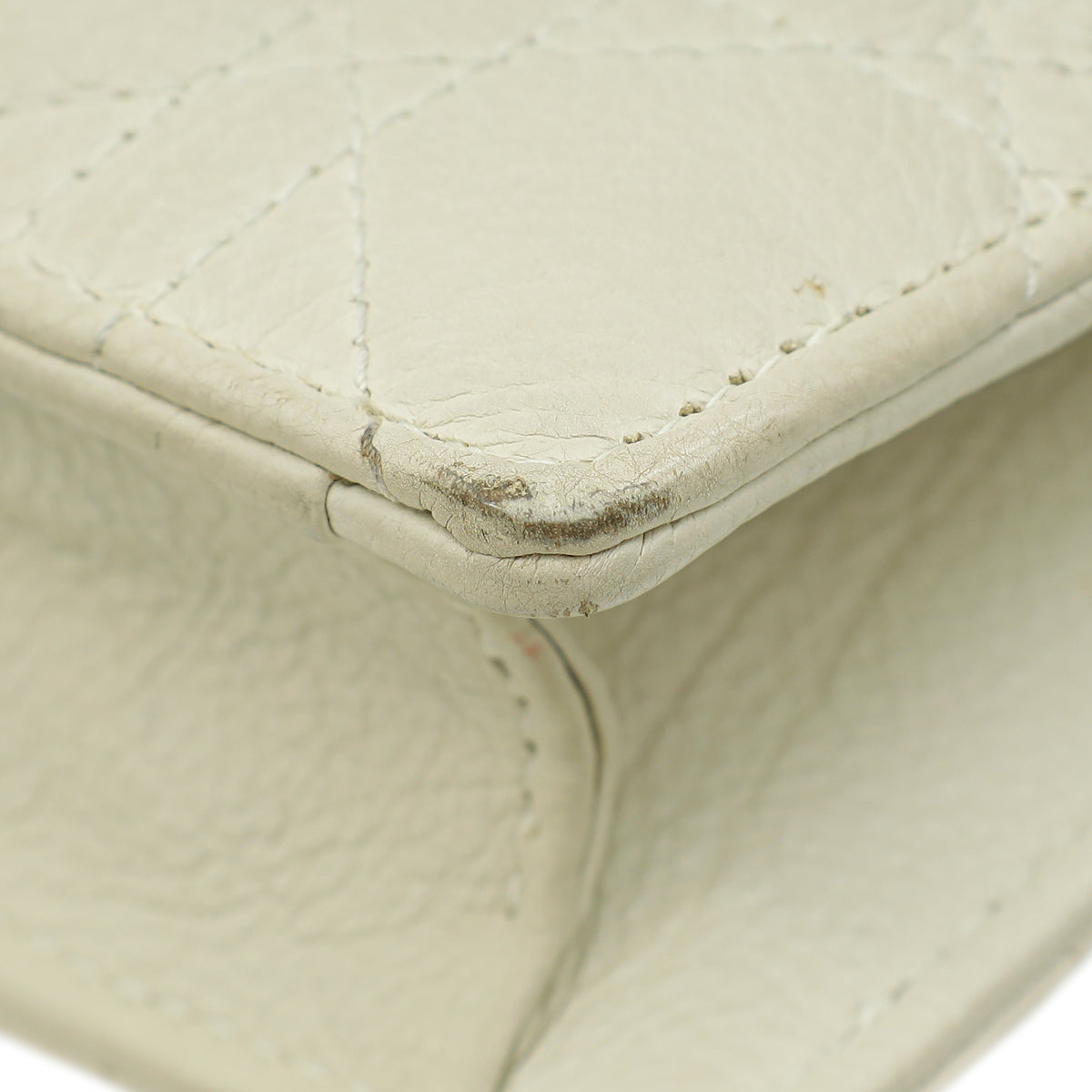 Christian Dior White Caro Every Dior Pouch