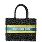Christian Dior Bicolor Mizza Medium Book Tote Bag