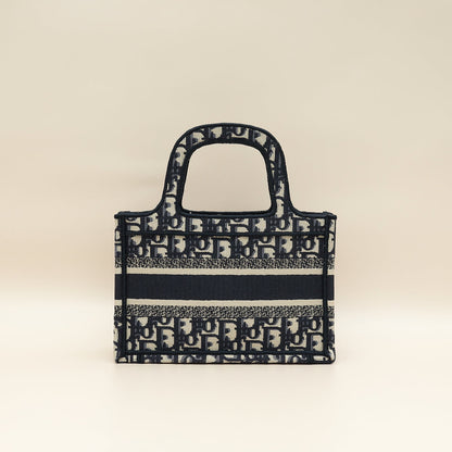 Dior Book Tote Oblique Blue Tote Bag Style 10