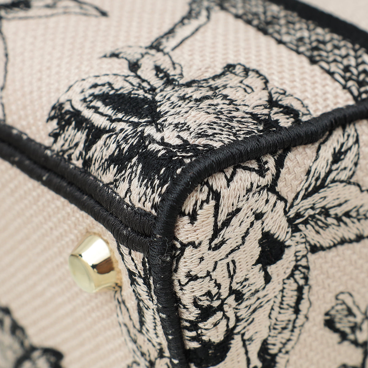 Christian Dior Powder Pink D-Lite Jardin Botanique Embroidery Medium Bag