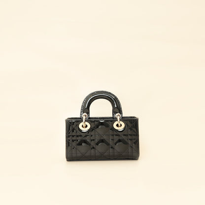 Christian Dior Black Lady D-Joy Micro Bag