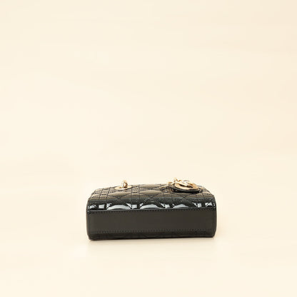 Christian Dior Black Lady D-Joy Micro Bag