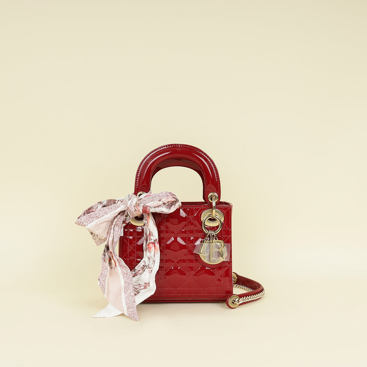Dior Lady Dior Leather Handbag Style 89