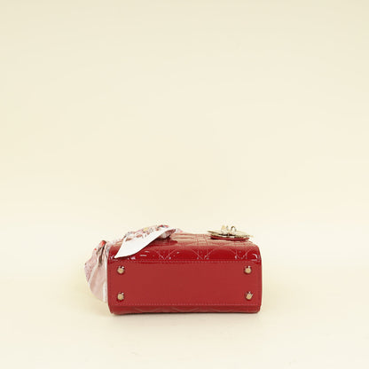 Dior Lady Dior Leather Handbag Style 89