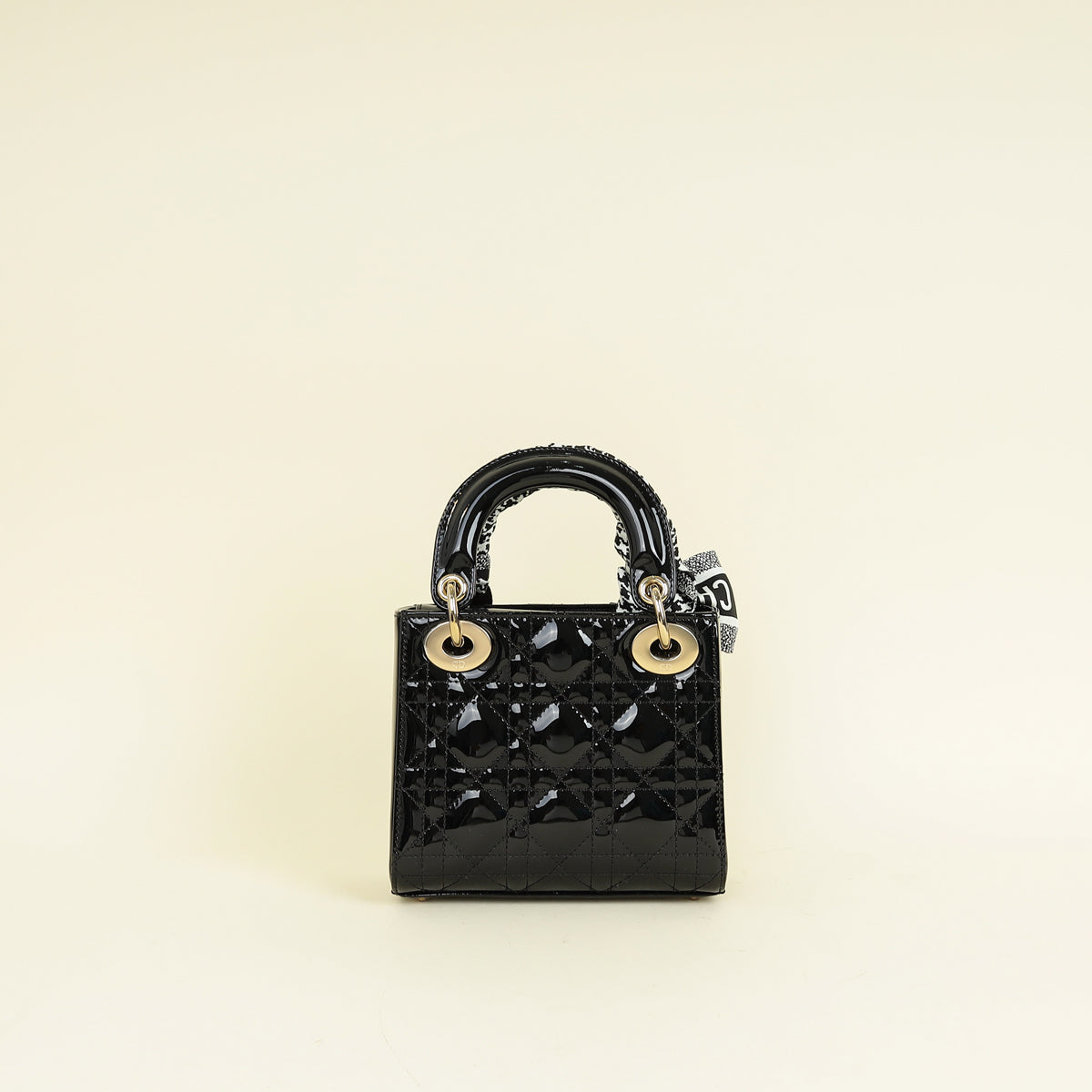 Dior Lady Dior Leather Handbag Style 90