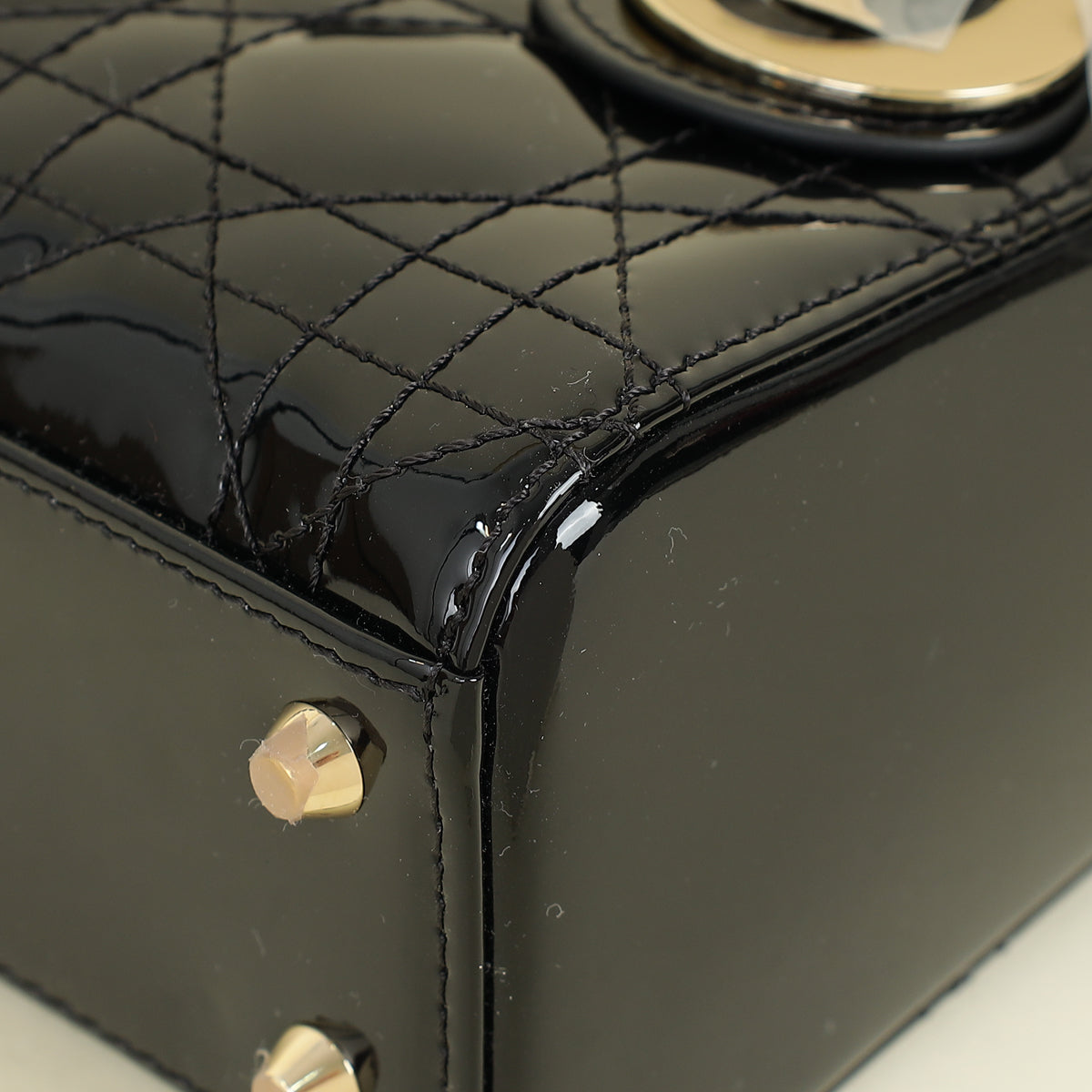 Dior Lady Dior Leather Handbag Style 90