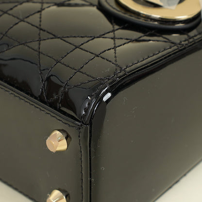 Dior Lady Dior Leather Handbag Style 90