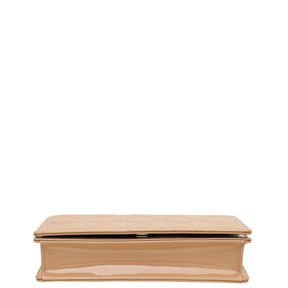 Christian Dior Rose Des Vents Lady Dior Chain Pouch