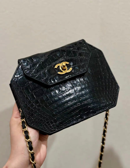 Chanel Timeless Lambskin Gold Shoulder Bag