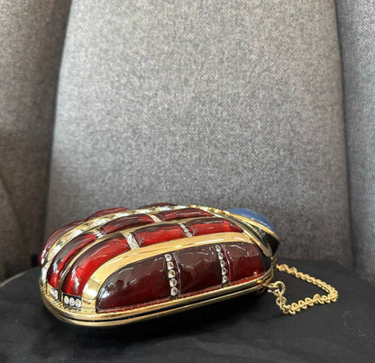 Chanel Luxury Leather Red Shoulder Bag Red