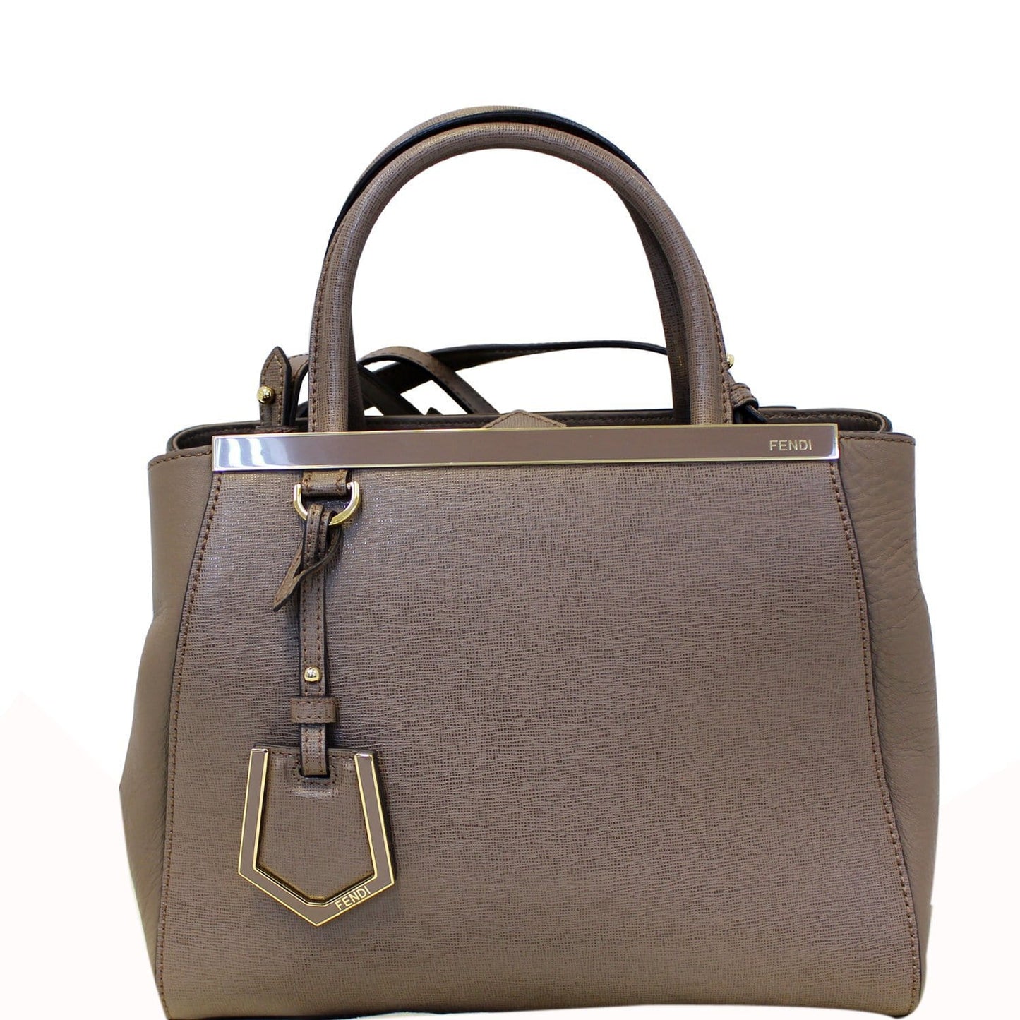 Fendi Roma Leather Red Shoulder Bag Style 2